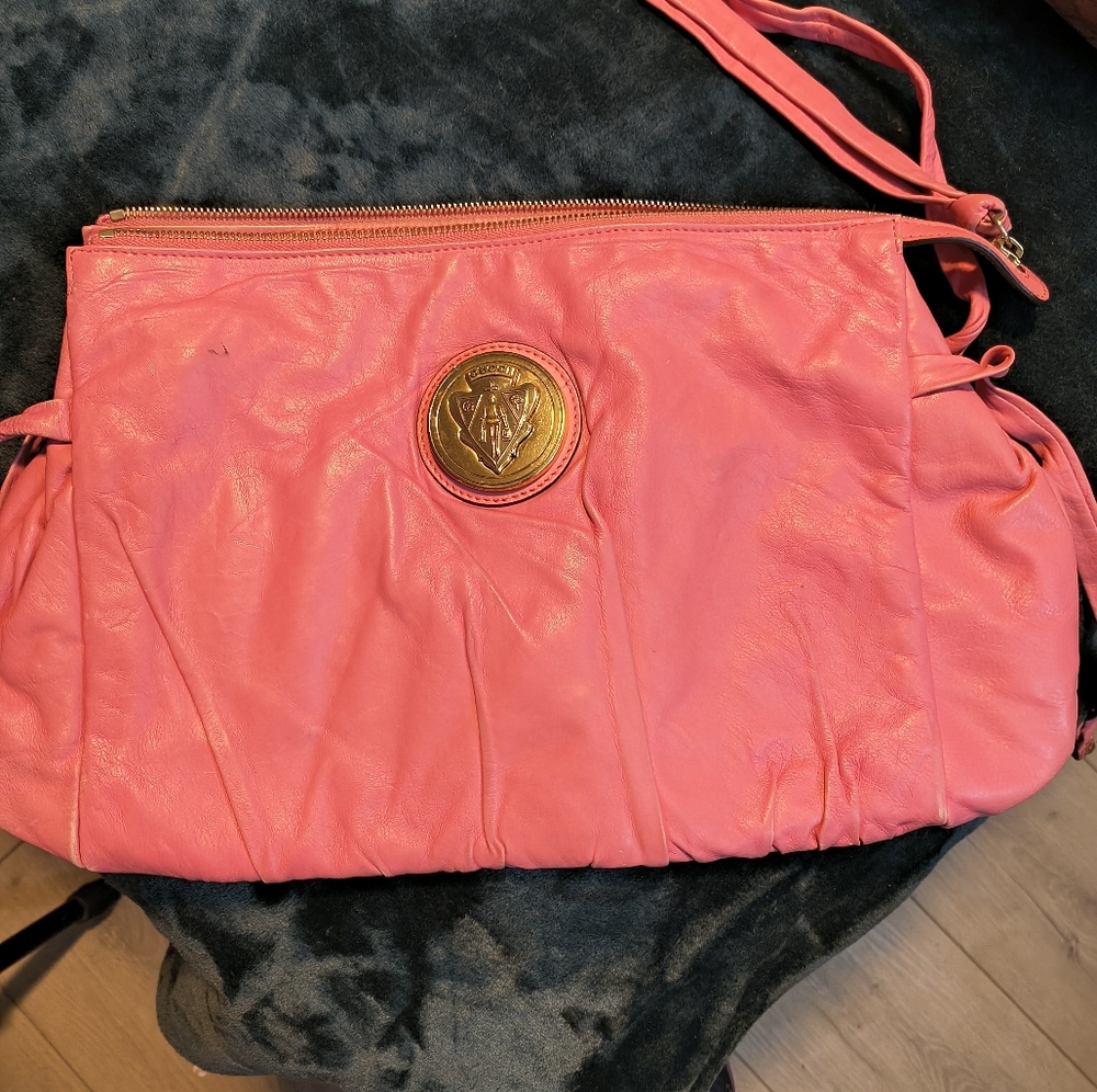 Gucci Pink Crossbody Bag with Gold Accent
